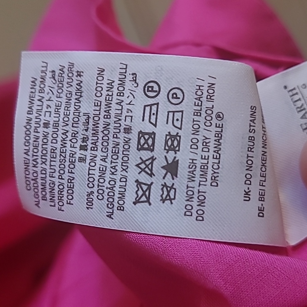 Boden Emily Strapless Midi Pink Dress, Sz 8, *Missing Straps* - Picture 11 of 11